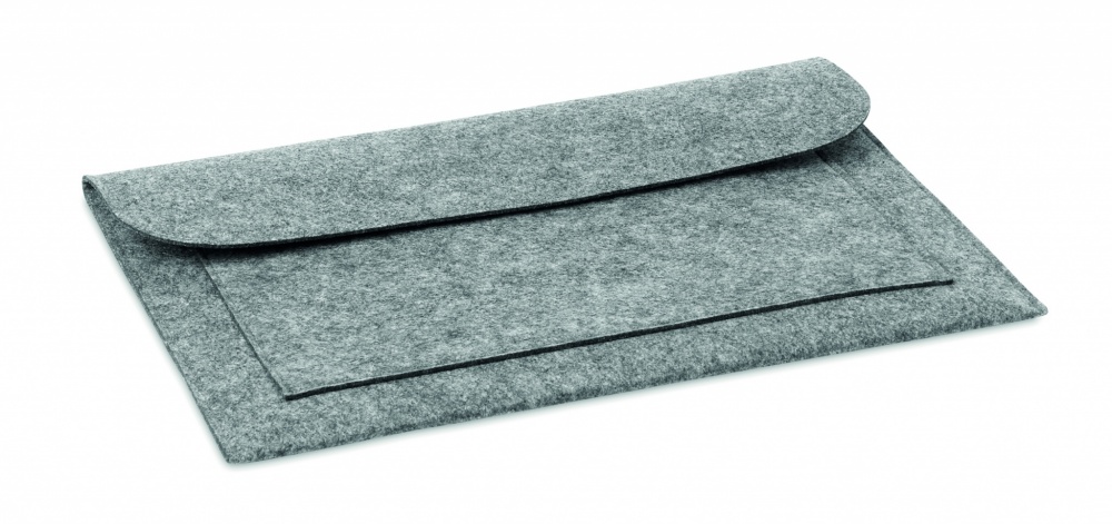 Logotrade promotional merchandise photo of: 15 inch Felt laptop pouch